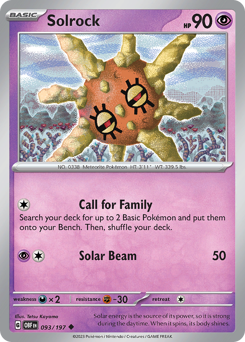 Solrock — Obsidian Flames 093