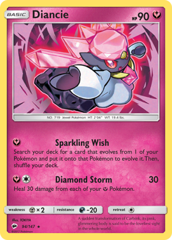 Diancie — Burning Shadows 094