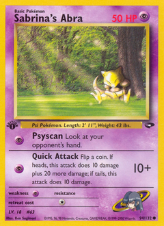 Sabrina's Abra — Gym Challenge 094