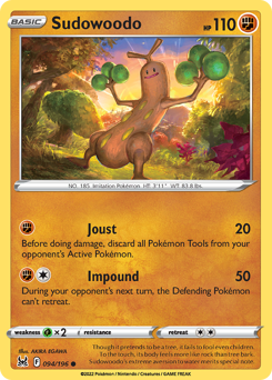 Sudowoodo — Lost Origin 094