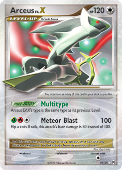 Arceus LV.X — Arceus 095