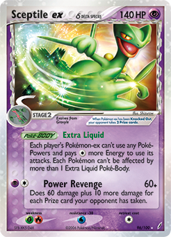 Sceptile ex δ — Crystal Guardians 096