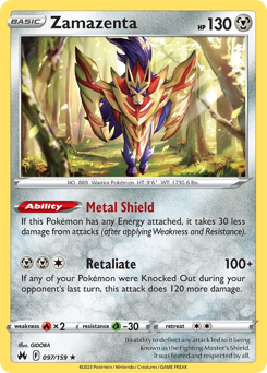 Zamazenta — Crown Zenith 097