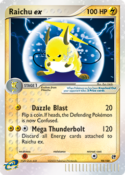 Raichu ex — Sandstorm 098