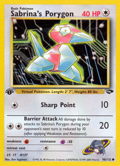 Sabrina's Porygon — Gym Challenge 098