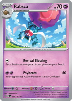 Rabsca — Paldea Evolved 099