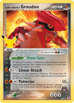Team Magma's Groudon — Celebrations: Classic Collection 9_A