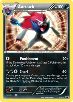 Zoroark — BW Black Star Promos BW19
