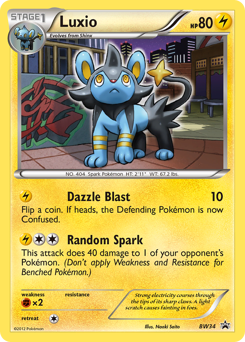 Luxio — BW Black Star Promos BW34