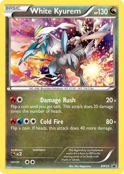 White Kyurem — BW Black Star Promos BW59