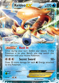 Keldeo-EX — BW Black Star Promos BW61