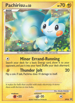Pachirisu — DP Black Star Promos DP04