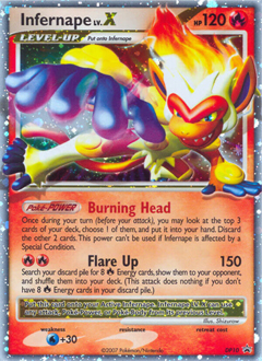 Infernape LV.X — DP Black Star Promos DP10