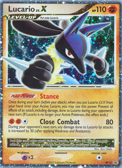 Lucario LV.X — DP Black Star Promos DP12