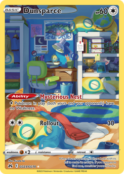 Dunsparce — Crown Zenith Galarian Gallery GG23