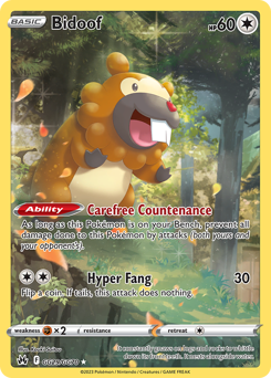Bidoof — Crown Zenith Galarian Gallery GG29