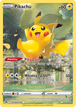 Pikachu — Crown Zenith Galarian Gallery GG30