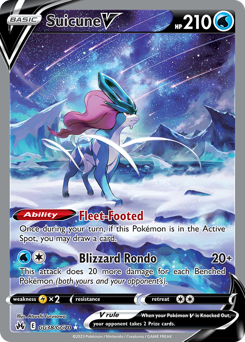Suicune V — Crown Zenith Galarian Gallery GG38