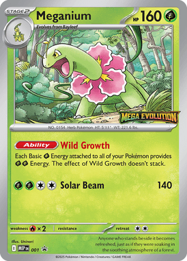 Meganium — Mega Evolution Promos 001