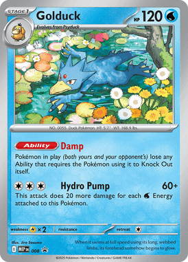 Golduck — Mega Evolution Promos 008