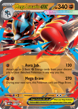 Mega Lucario ex — Mega Evolution Promos 012