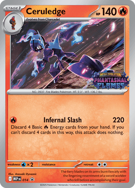 Ceruledge — Mega Evolution Promos 014