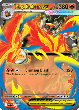 Mega Emboar ex — Mega Evolution Promos 035