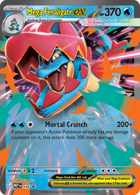 Mega Feraligatr ex — Mega Evolution Promos 036