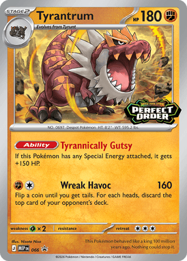 Tyrantrum — Mega Evolution Promos 066