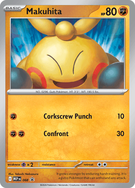 Makuhita — Mega Evolution Promos 068