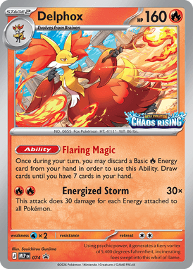 Delphox — Mega Evolution Promos 074