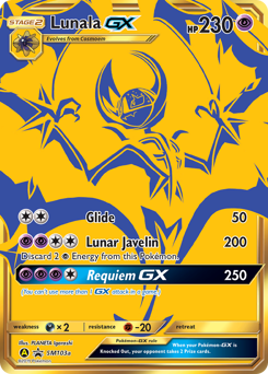 Lunala-GX — SM Black Star Promos SM103a