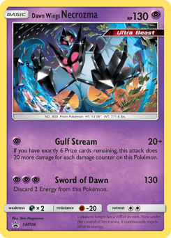 Dawn Wings Necrozma — SM Black Star Promos SM106