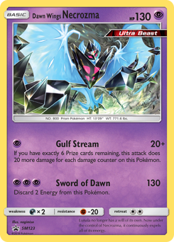 Dawn Wings Necrozma — SM Black Star Promos SM123
