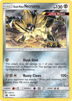Dusk Mane Necrozma — SM Black Star Promos SM124