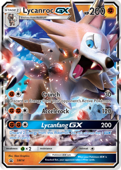 Lycanroc-GX — SM Black Star Promos SM14