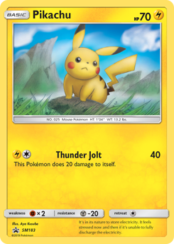 Pikachu — SM Black Star Promos SM183