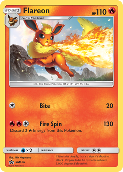 Flareon — SM Black Star Promos SM186
