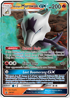 Alolan Marowak-GX — SM Black Star Promos SM187