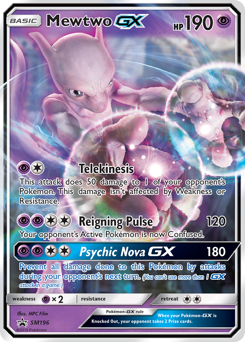 Mewtwo-GX — SM Black Star Promos SM196
