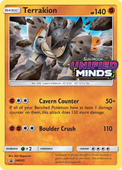 Terrakion — SM Black Star Promos SM205