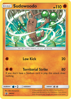 Sudowoodo — SM Black Star Promos SM207