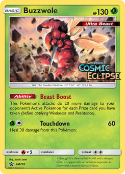 Buzzwole — SM Black Star Promos SM218