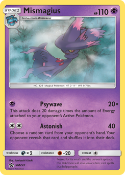 Mismagius — SM Black Star Promos SM222