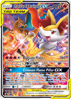 Charizard & Braixen-GX — SM Black Star Promos SM230