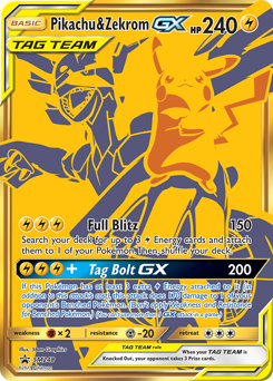 Pikachu & Zekrom-GX — SM Black Star Promos SM248