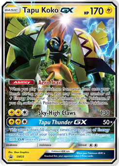 Tapu Koko-GX — SM Black Star Promos SM33
