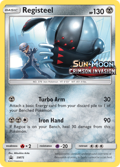 Registeel — SM Black Star Promos SM75