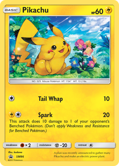 Pikachu — SM Black Star Promos SM86