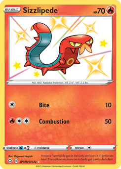 Sizzlipede — Shining Fates Shiny Vault SV018